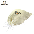 Promotion Draw String Soft Cloth Print Satin Drawstring Shoe Bag